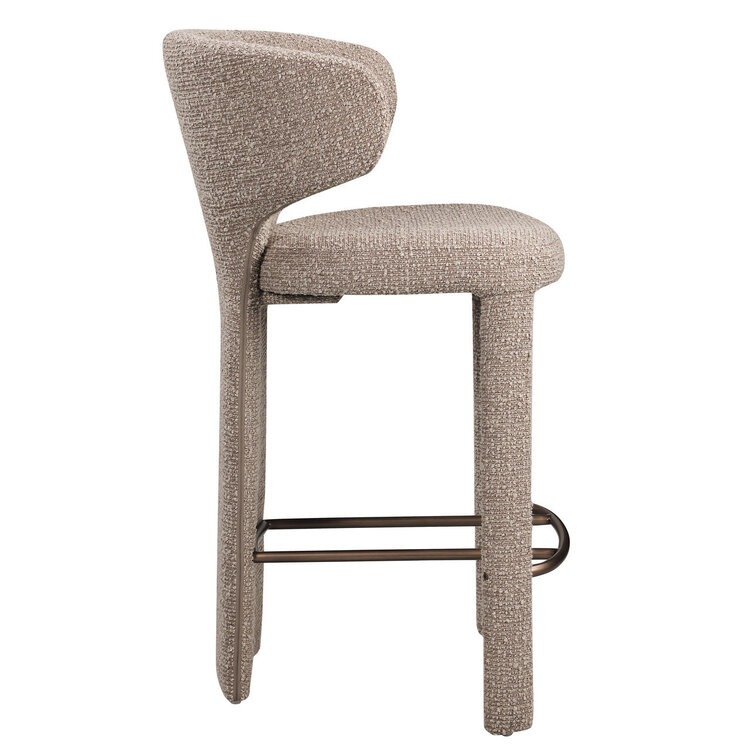 Richmond Interiors Counterstoel Viola mocca chunky