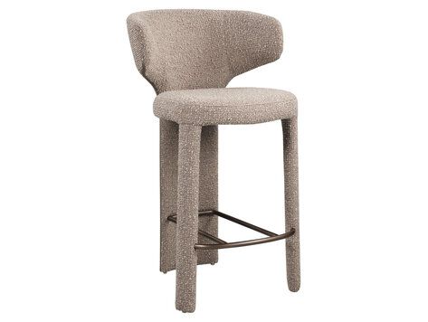 Richmond Interiors Counterstoel Viola mocca chunky