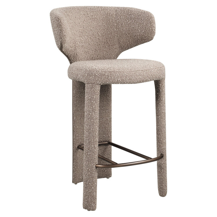 Richmond Interiors Counterstoel Viola mocca chunky