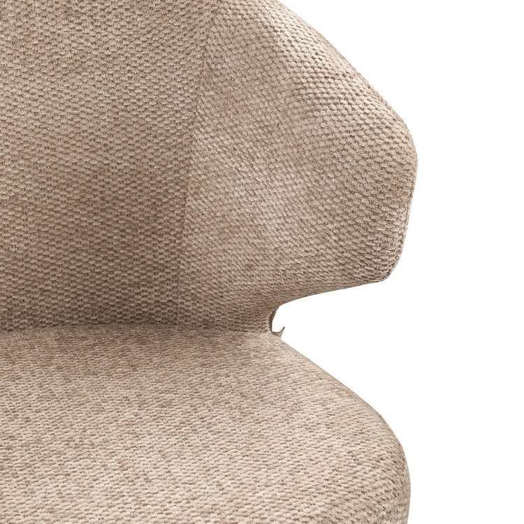Richmond Interiors Eetkamerstoel Zenith mocca boldweave