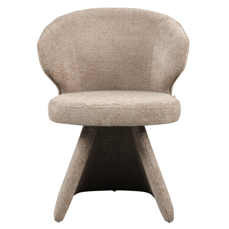 Richmond Interiors Eetkamerstoel Zenith mocca boldweave
