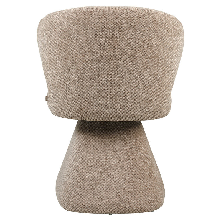 Richmond Interiors Eetkamerstoel Zenith mocca boldweave