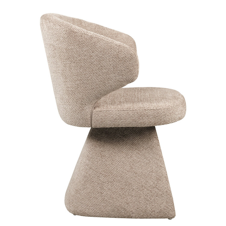 Richmond Interiors Eetkamerstoel Zenith mocca boldweave