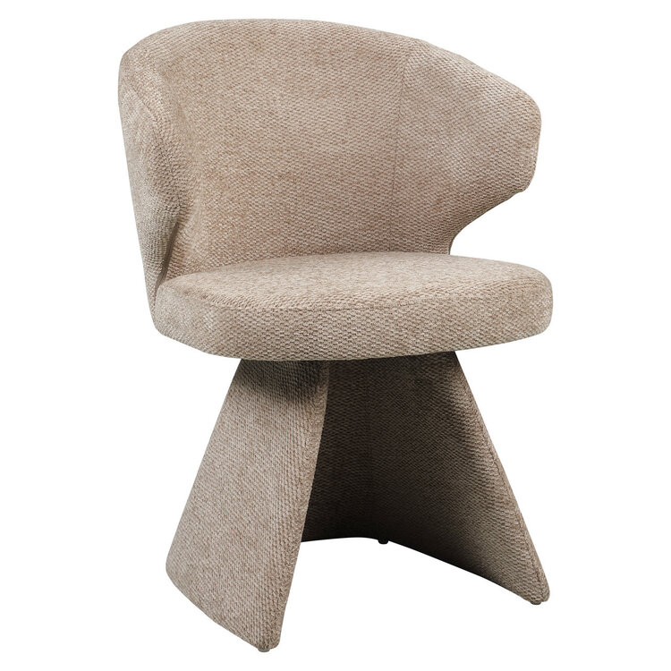 Richmond Interiors Eetkamerstoel Zenith mocca boldweave