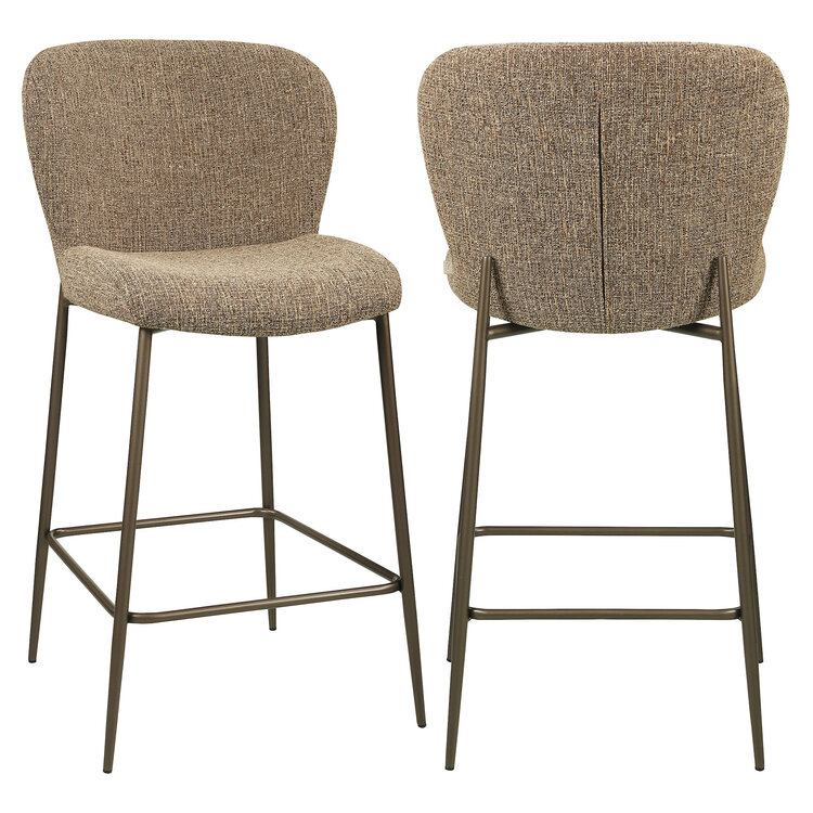 Richmond Interiors Counterstoel Odarby brown tweed