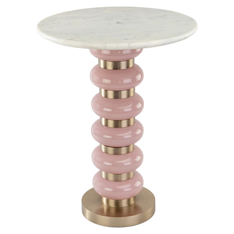 Richmond Interiors Bijzettafel Villeray pink
