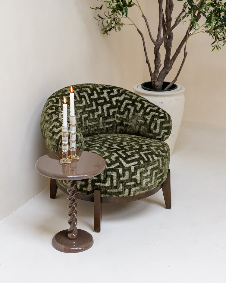 Richmond Interiors Kandelaar Dita Champagne kristal glas klein