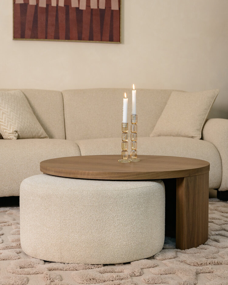 Richmond Interiors Kandelaar Dita Champagne kristal glas klein
