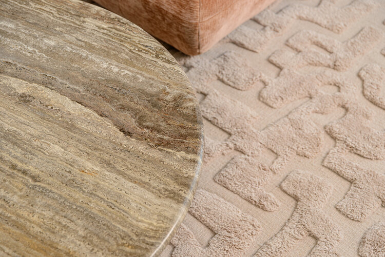 Richmond Interiors Tapijt La Gomera beige rechthoekig 200x300 cm