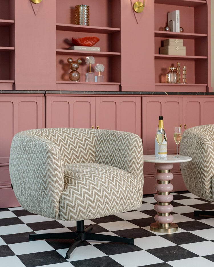 Richmond Interiors Decoratief object Ted Champagne kristal glas