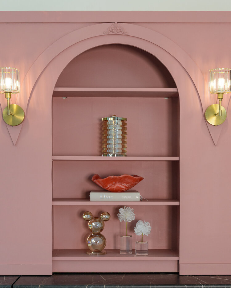 Richmond Interiors Opbergpot Joann amber rond kristalglas