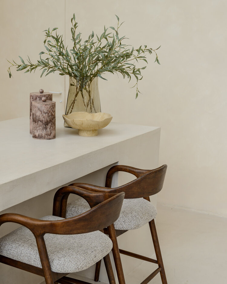 Richmond Interiors Counterstoel Mihara mocca fancy fire retardant