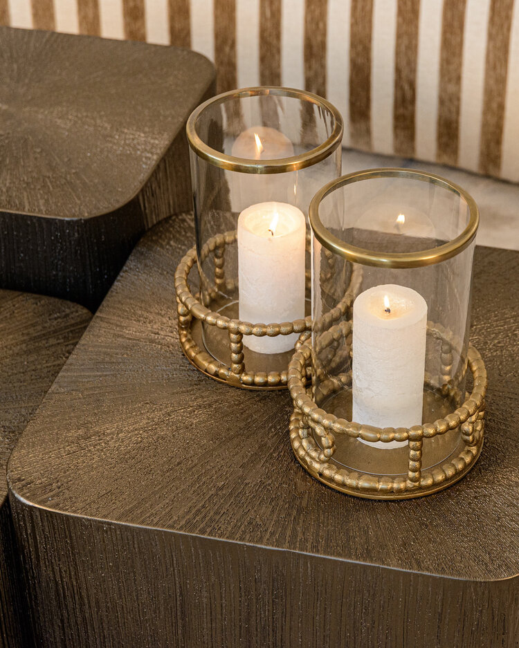 Richmond Interiors Salontafel Cubes Brunzae Vierkant Set van 3