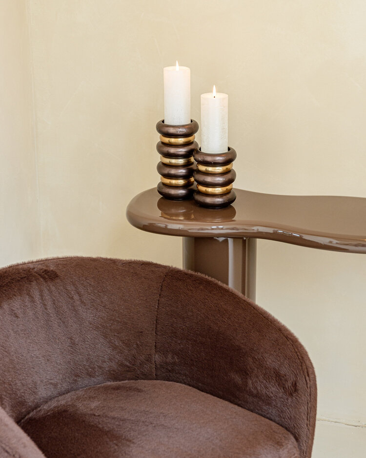 Richmond Interiors Kandelaar Eve bronze aluminium groot