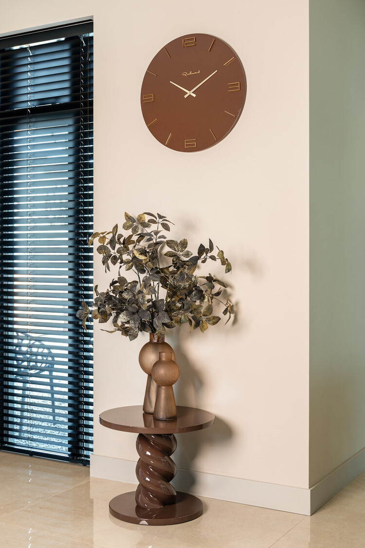 Richmond Interiors Vaas Ora Brown Glas Rond Bruin Groot