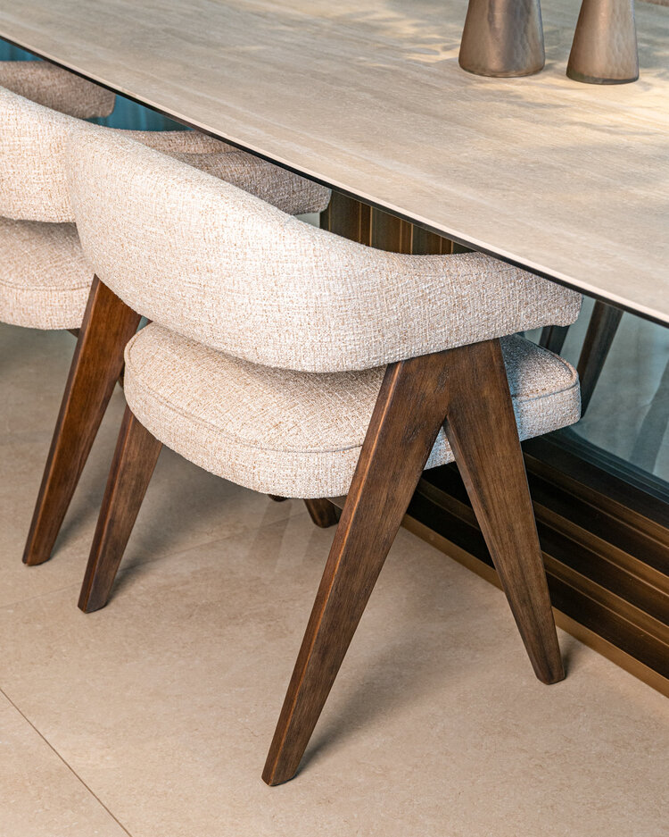 Richmond Interiors Vaas Ora Brown Glas Rond Bruin Groot