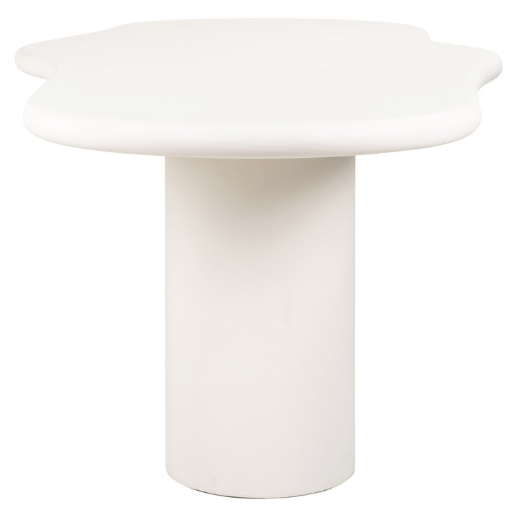 Richmond Interiors Eettafel Bloomstone 260x120 cm wit pleister finish