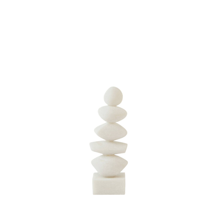 Decoratie Object Ornament Mareva beige klein