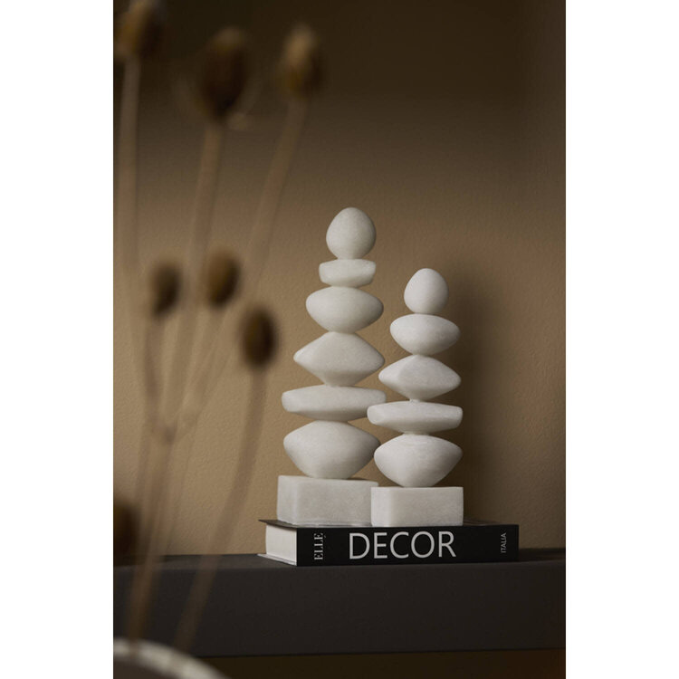 Decoratie Object Ornament Mareva beige klein