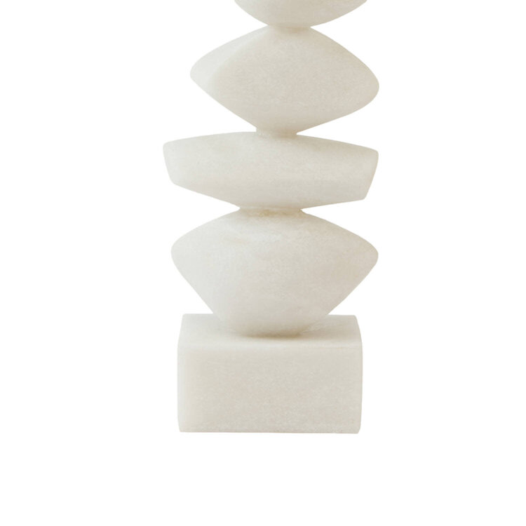 Decoratie Object Ornament Mareva beige klein