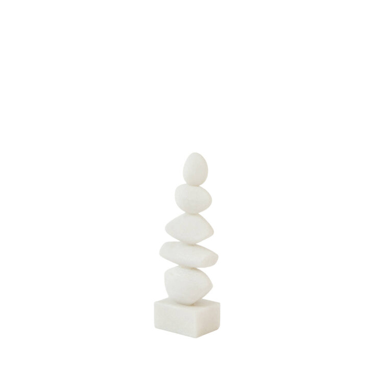Decoratie Object Ornament Mareva beige klein