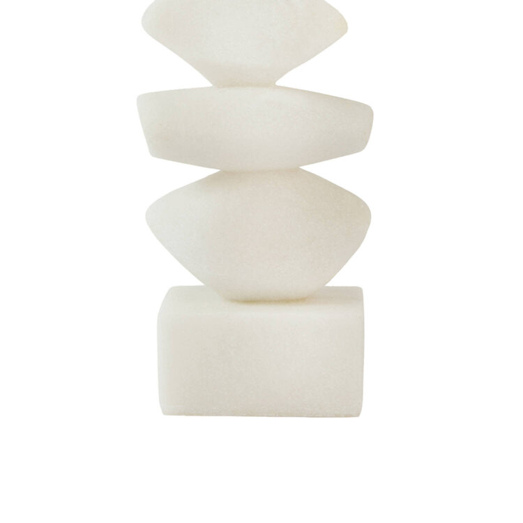 Decoratie Object Ornament Mareva beige groot