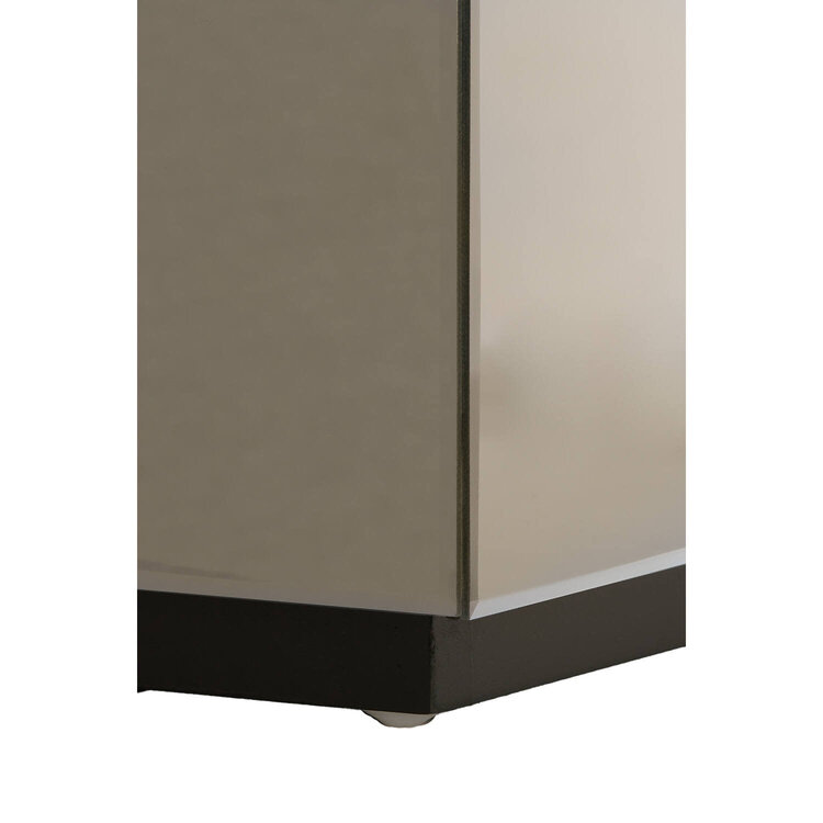 Pilaar brown glas vierkant klein
