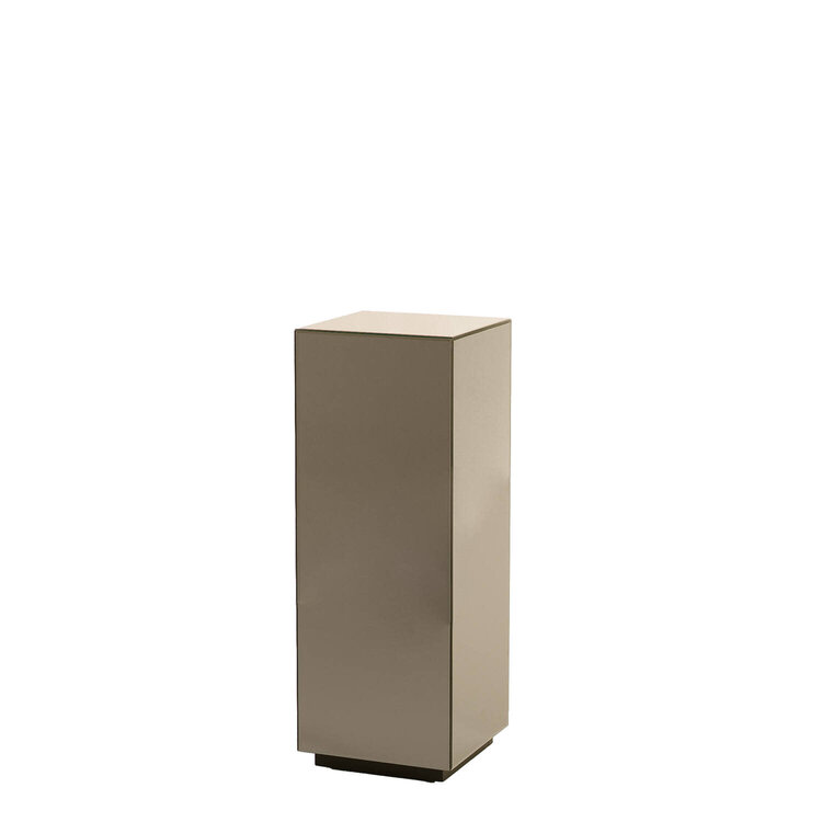 Pilaar brown glas vierkant klein