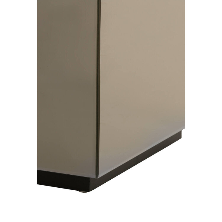 Pilaar brown glas vierkant groot