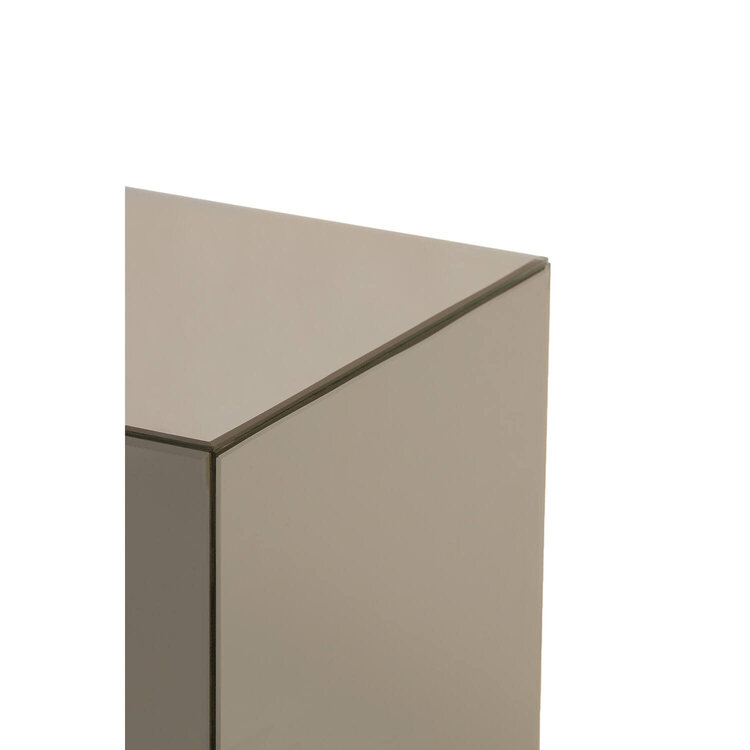 Pilaar brown glas vierkant groot