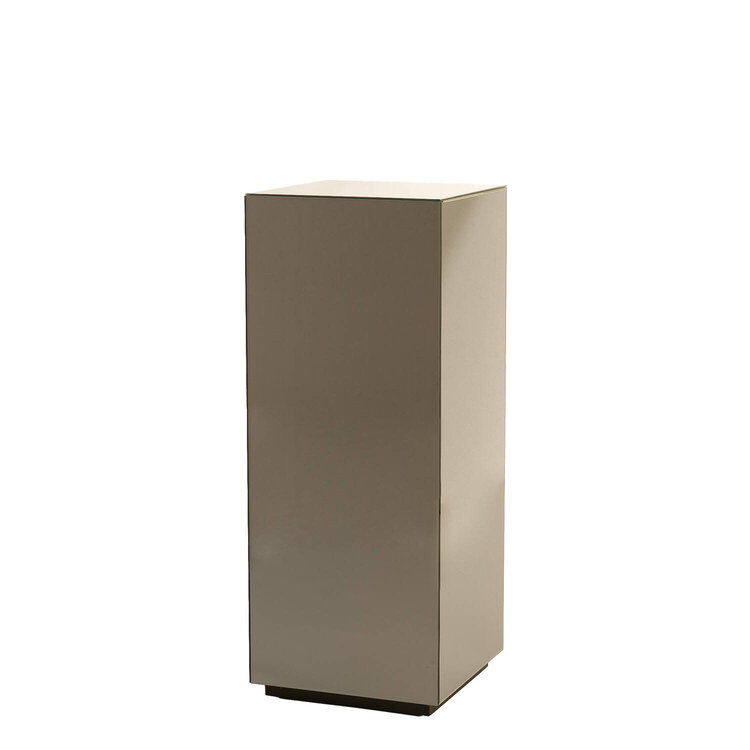 Pilaar brown glas vierkant groot