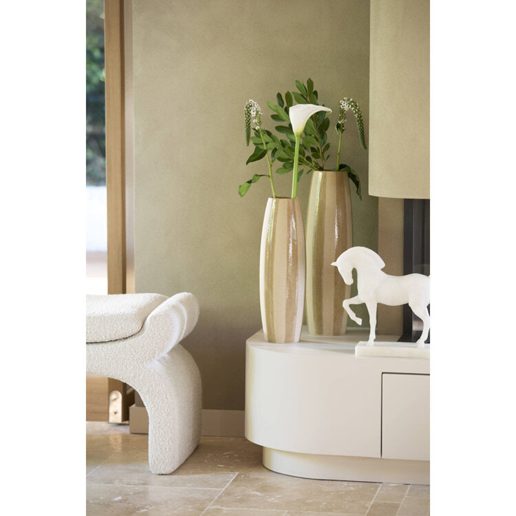 Decoratie Object Ornament Paard cream