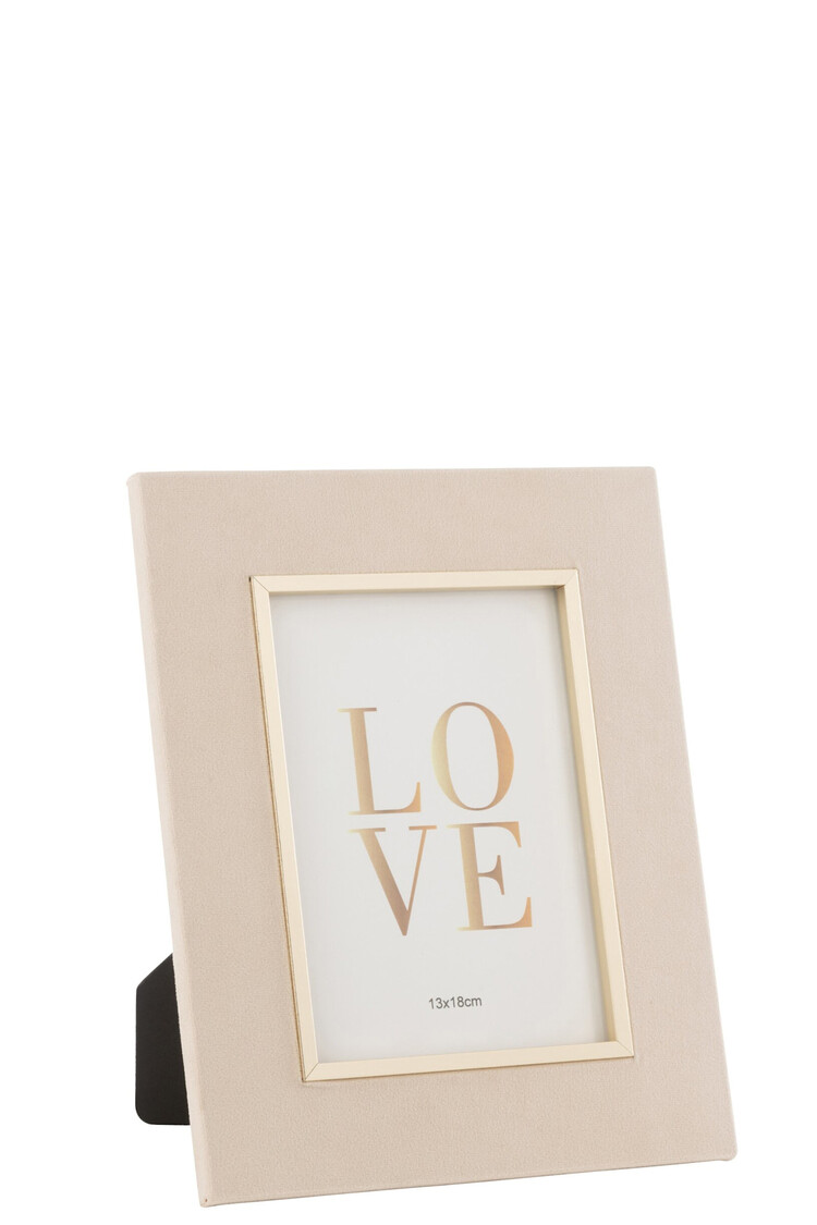 Fotolijst Weston Velours beige medium