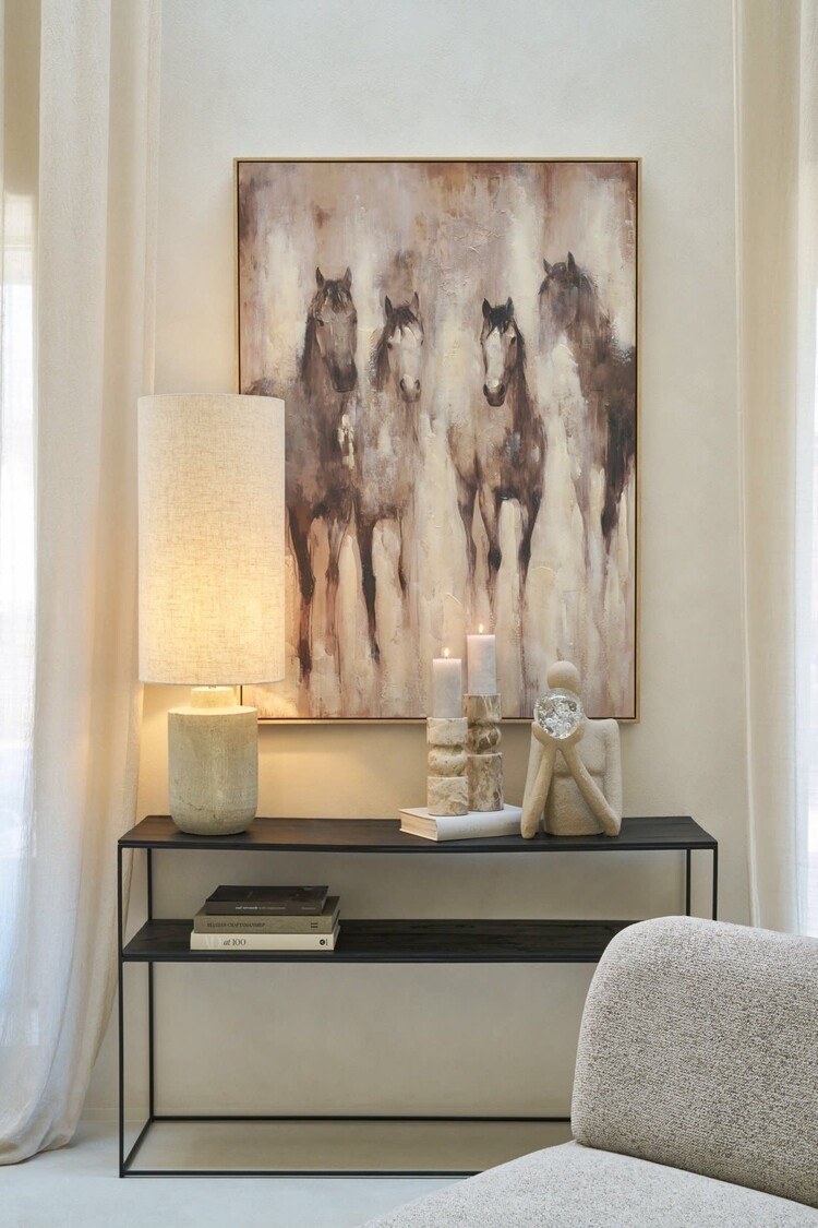 Decoratie Object Buste beige Bal kristalglas