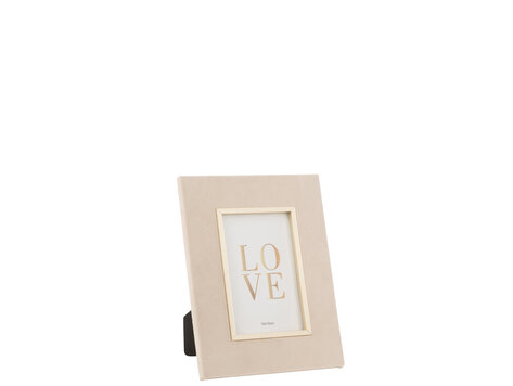 Fotolijst Weston Velours beige klein