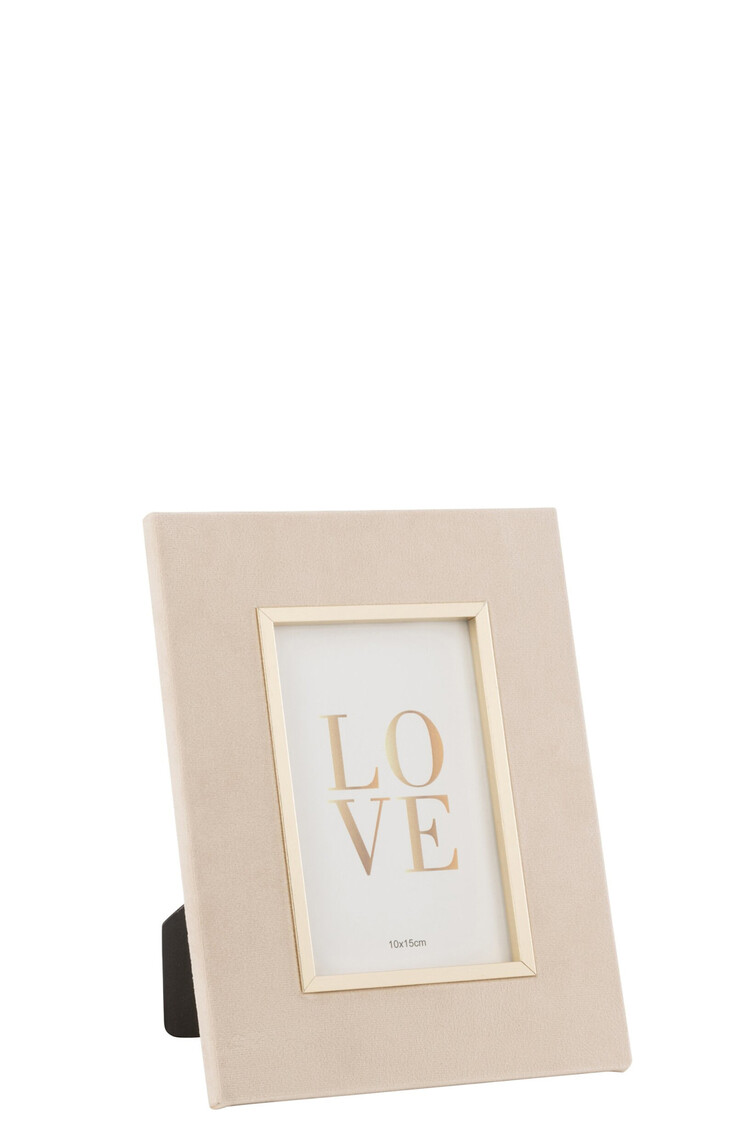 Fotolijst Weston Velours beige klein