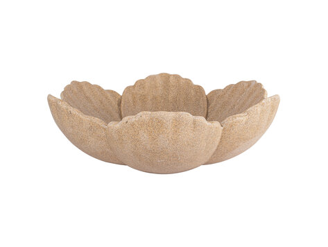 Richmond Interiors Schaal Petal bloemvorm beige