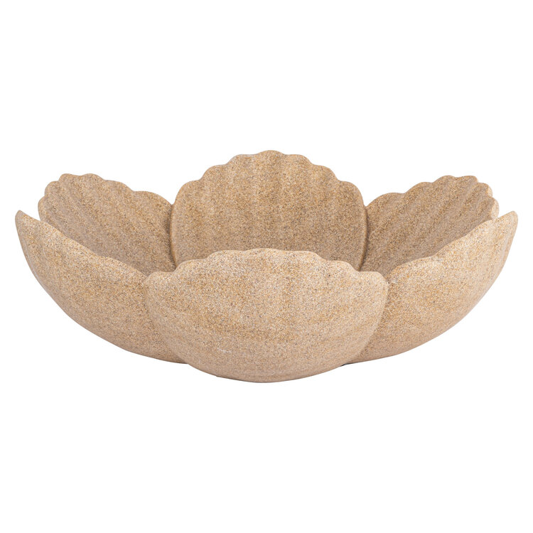 Richmond Interiors Schaal Shellie schelpvorm beige klein