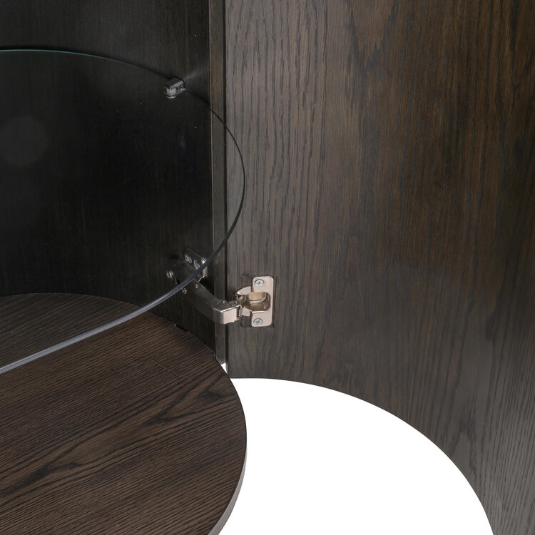 Richmond Interiors Wandkast Langford Brown Eiken Keramiek