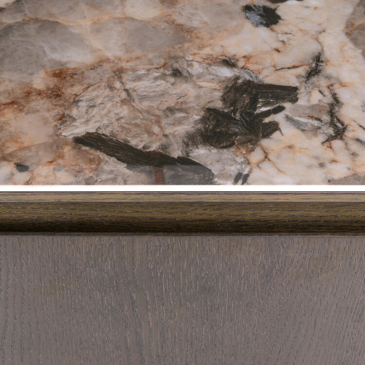 Richmond Interiors Wandkast Langford Brown Eiken Keramiek