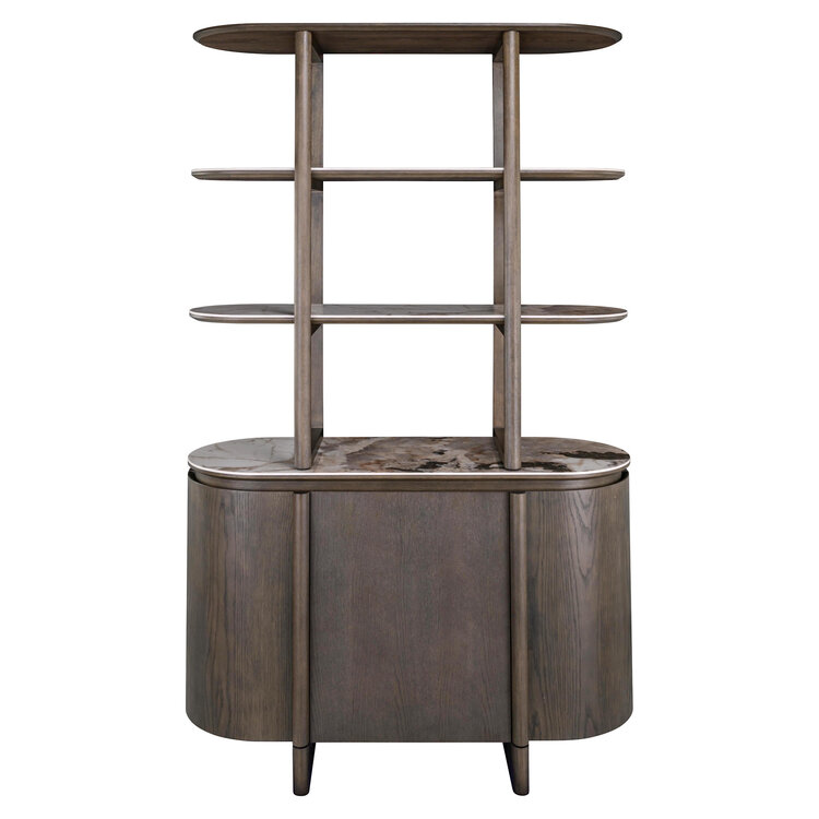 Richmond Interiors Wandkast Langford Brown Eiken Keramiek