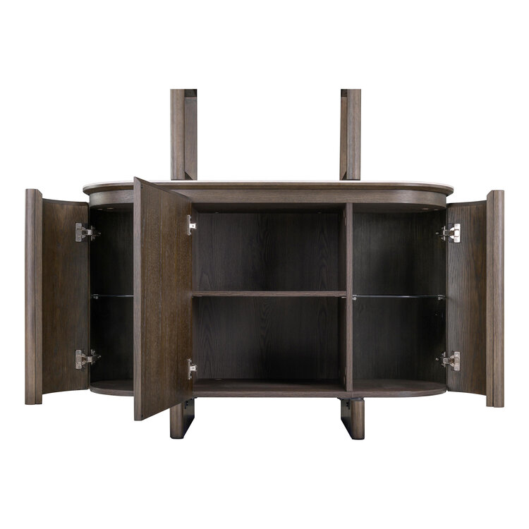 Richmond Interiors Wandkast Langford Brown Eiken Keramiek