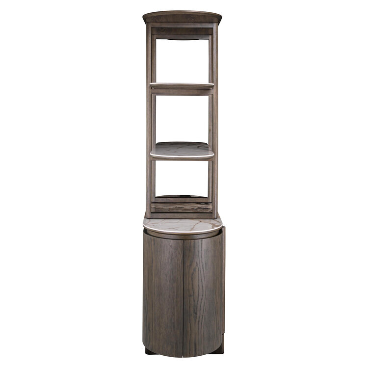 Richmond Interiors Wandkast Langford Brown Eiken Keramiek