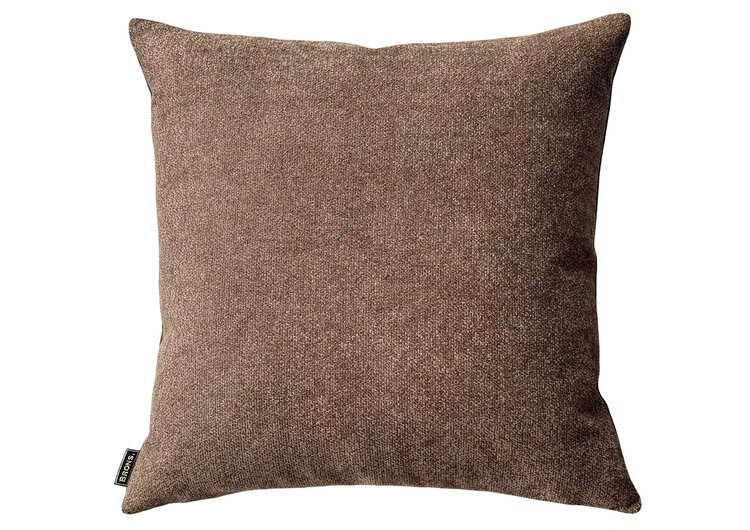 Brons interieur Sierkussen Bilbao chocolat 45x45 cm