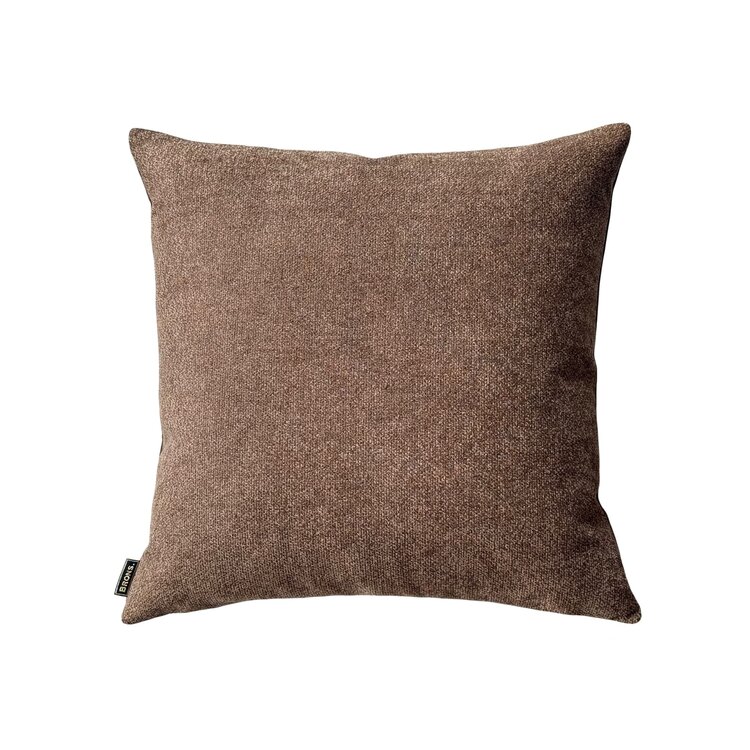 Brons interieur Sierkussen Bilbao chocolat 45x45 cm