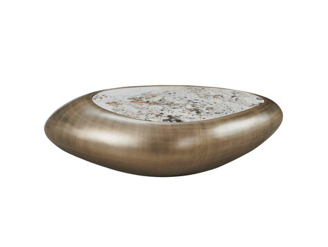 Salontafel Castello Pandora keramiek brushed bronze 116 cm