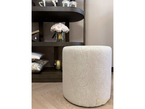 Brons interieur Poef obidos crème beige