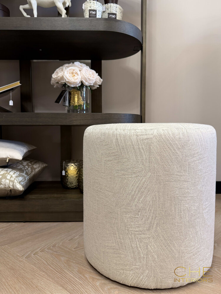 Brons interieur Poef obidos crème beige