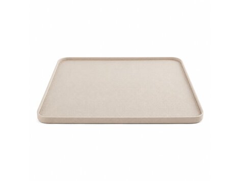 Bombyxx Bellagio Tray vierkant leder beige 60x60 cm