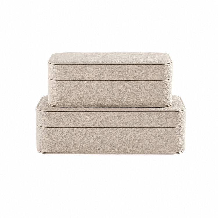 Bombyxx Bellagio Box leder beige Large